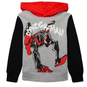 Marvel - Spider-Man Gray and Black Hoodie, Size: XS (4/5)